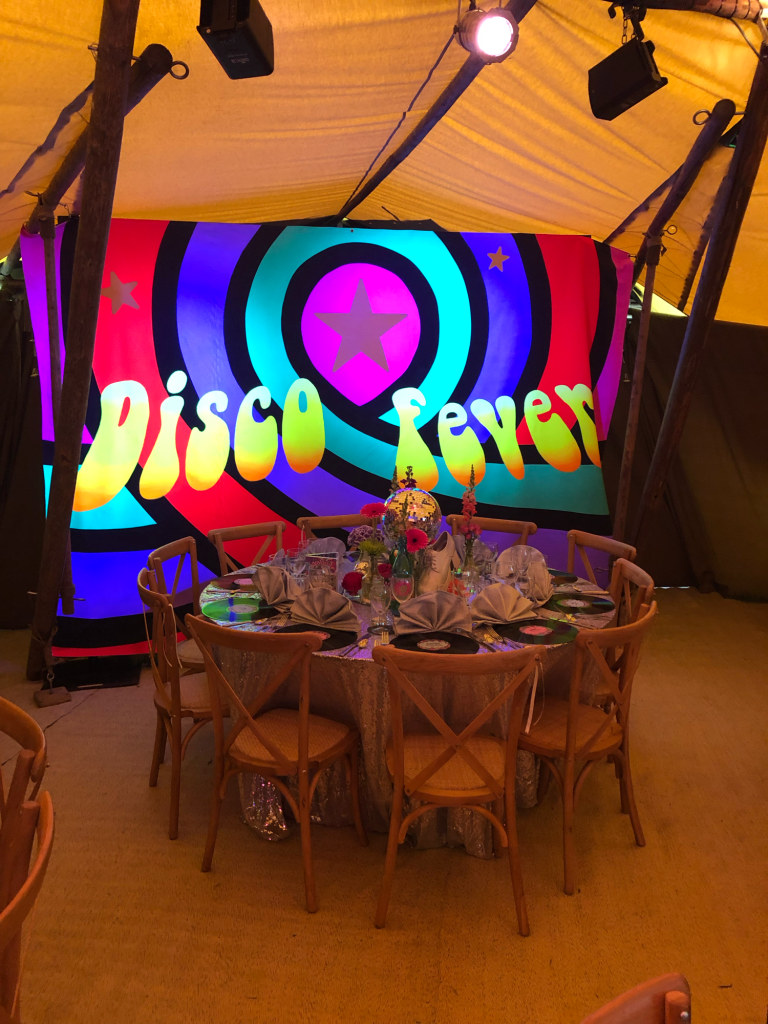 Disco Fever Backdrop
